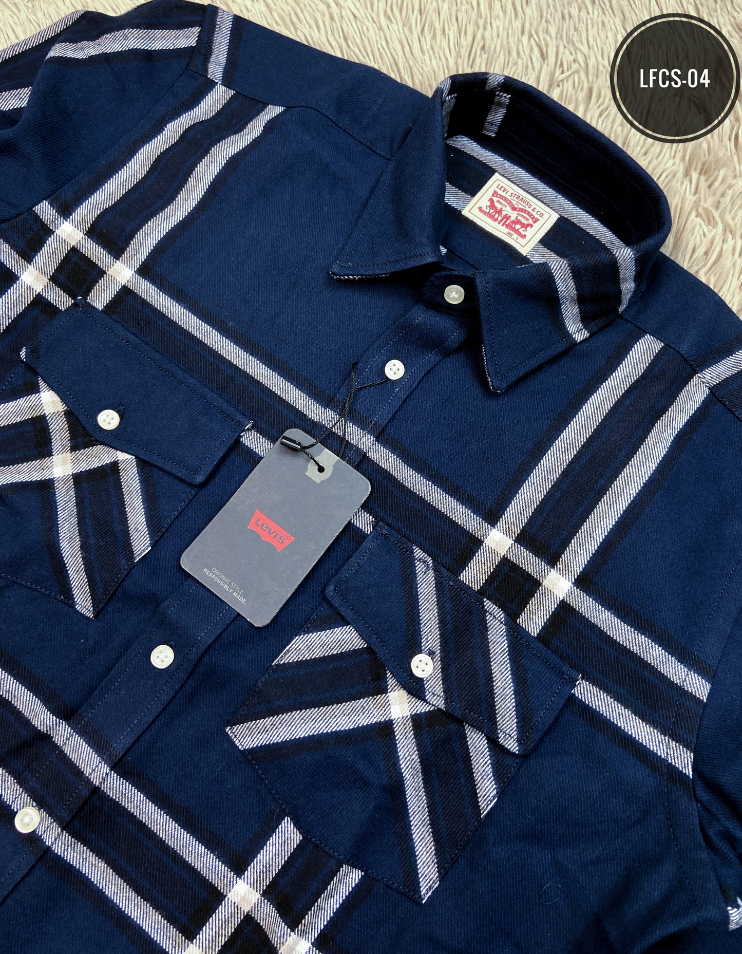 LFCS-04 Double Pocket Flannel Shirt.