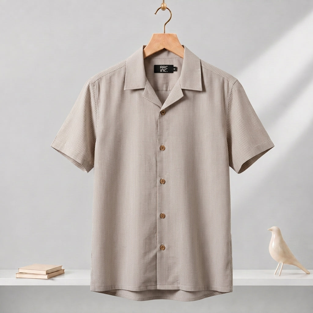 Cuban Half Shirt AHS-18