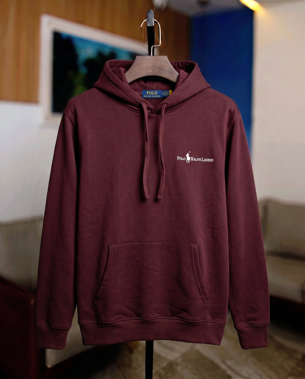 Bomber Hoodie Burgundy BH-07