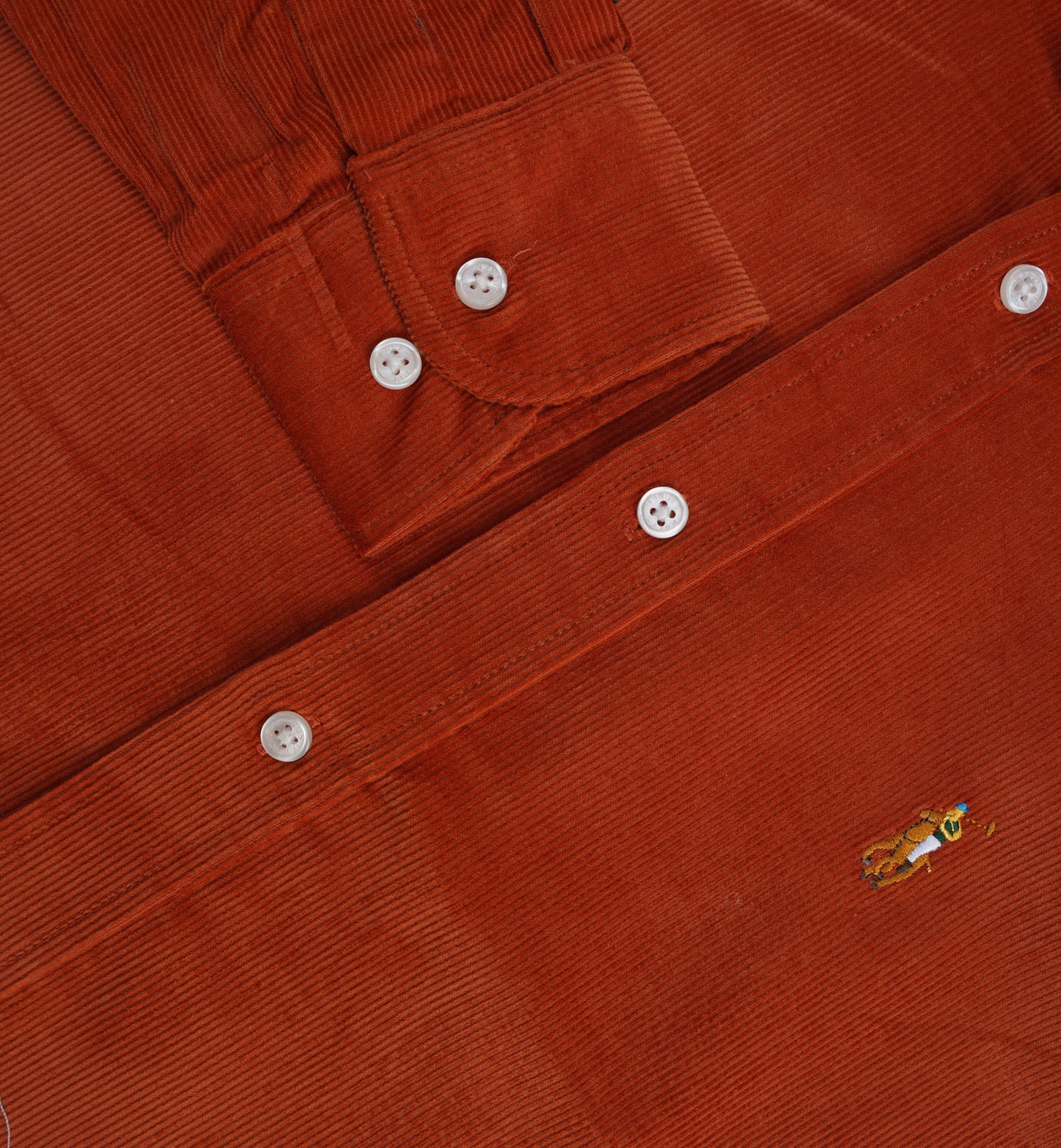 Corduroy Shirt Orange CS-05