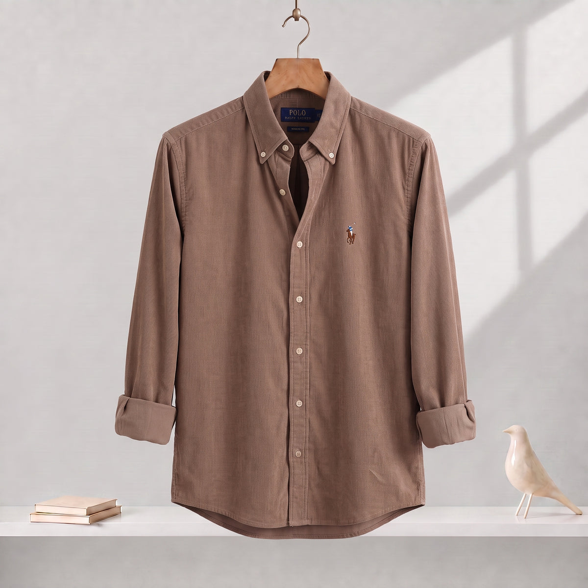 Corduroy Shirt Taupe CS-30