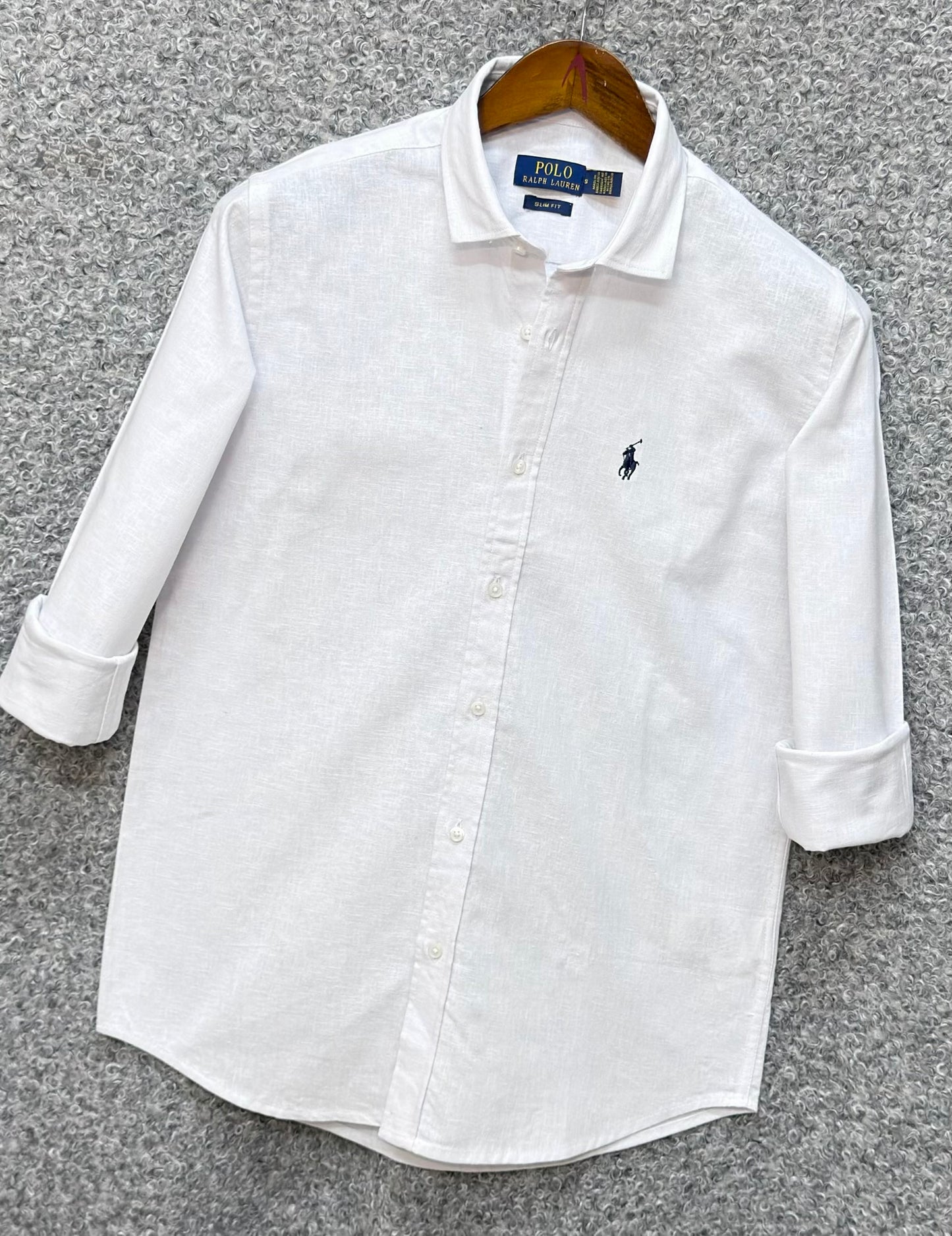 Linen Casual Shirt Crisp White RLCS-61
