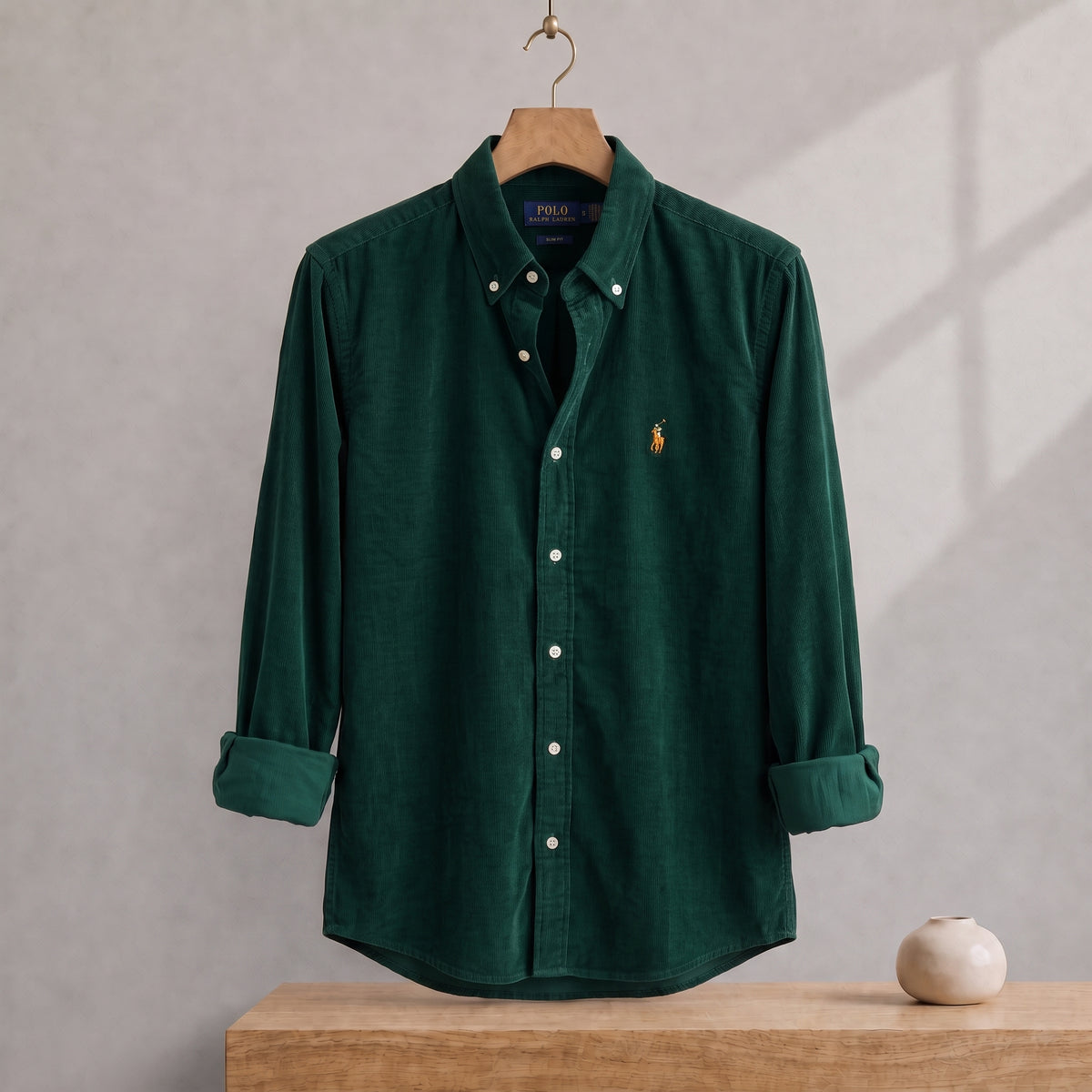 Forest Green Corduroy Shirt CS-26
