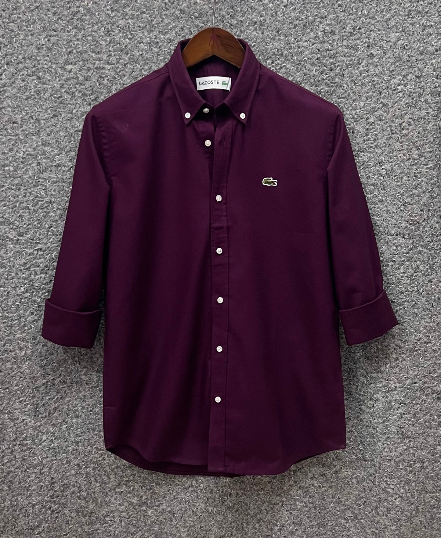 LCS0003 Casual Shirt Burgundy