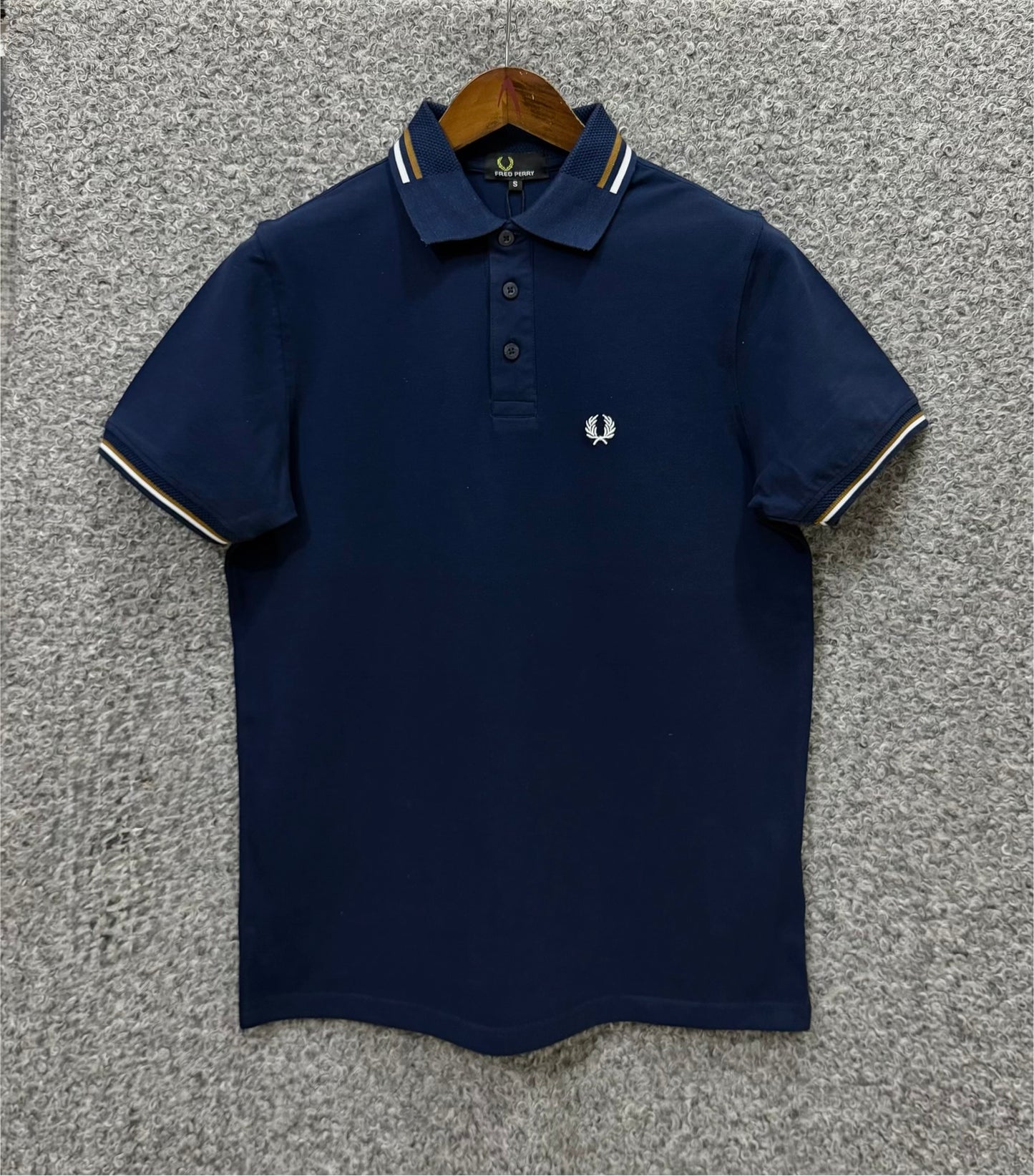 Contrast Polo T-Shirt Classic Navy PTS-64