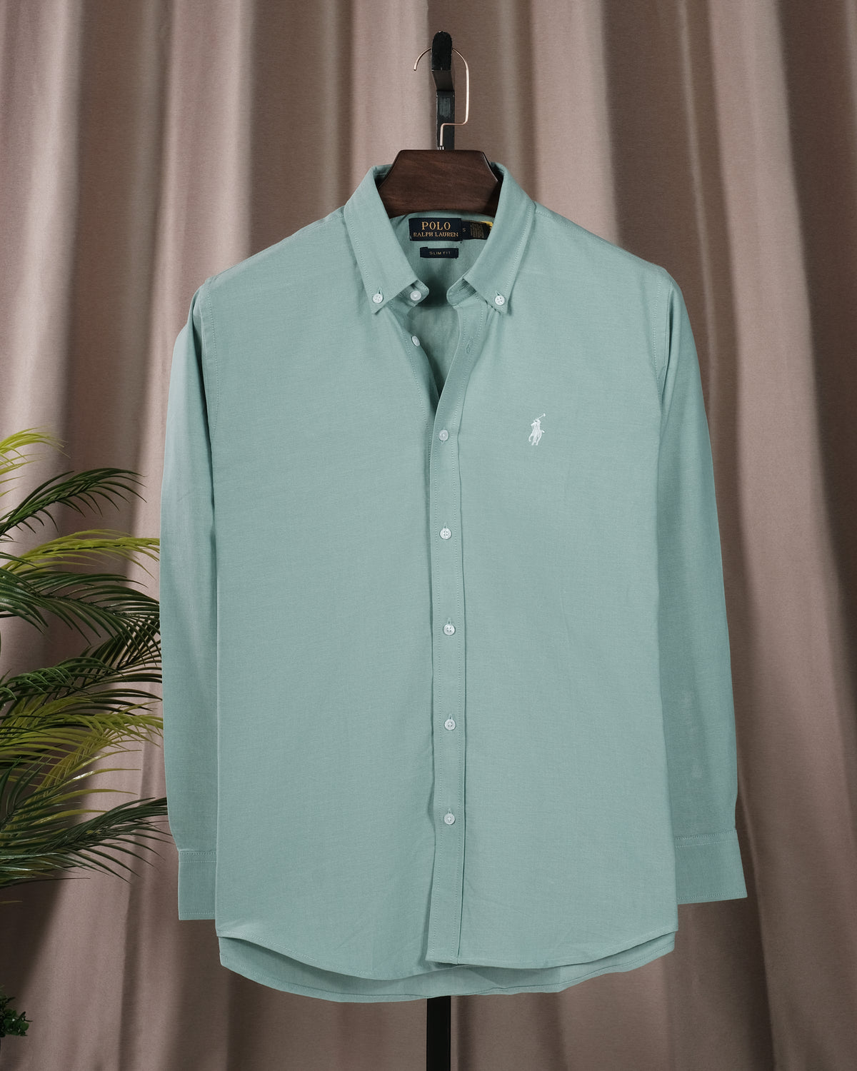 Solid Oxford Shirt Mint Green RLCS-83