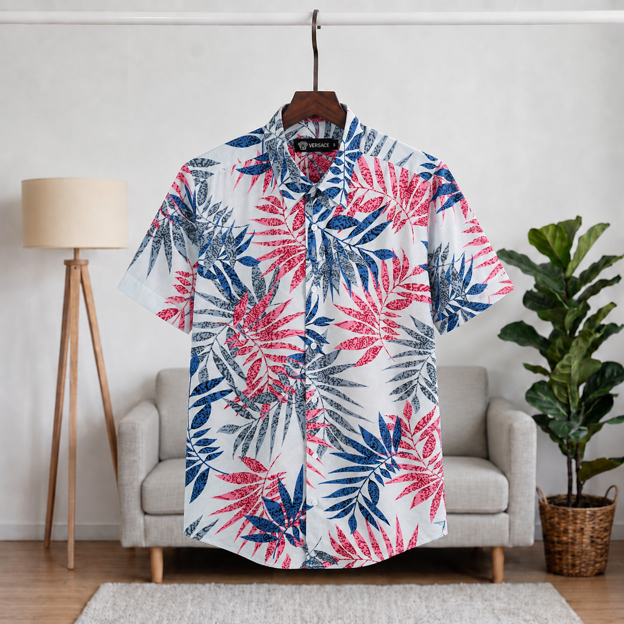 Hawaiian Half Shirt VHS-36