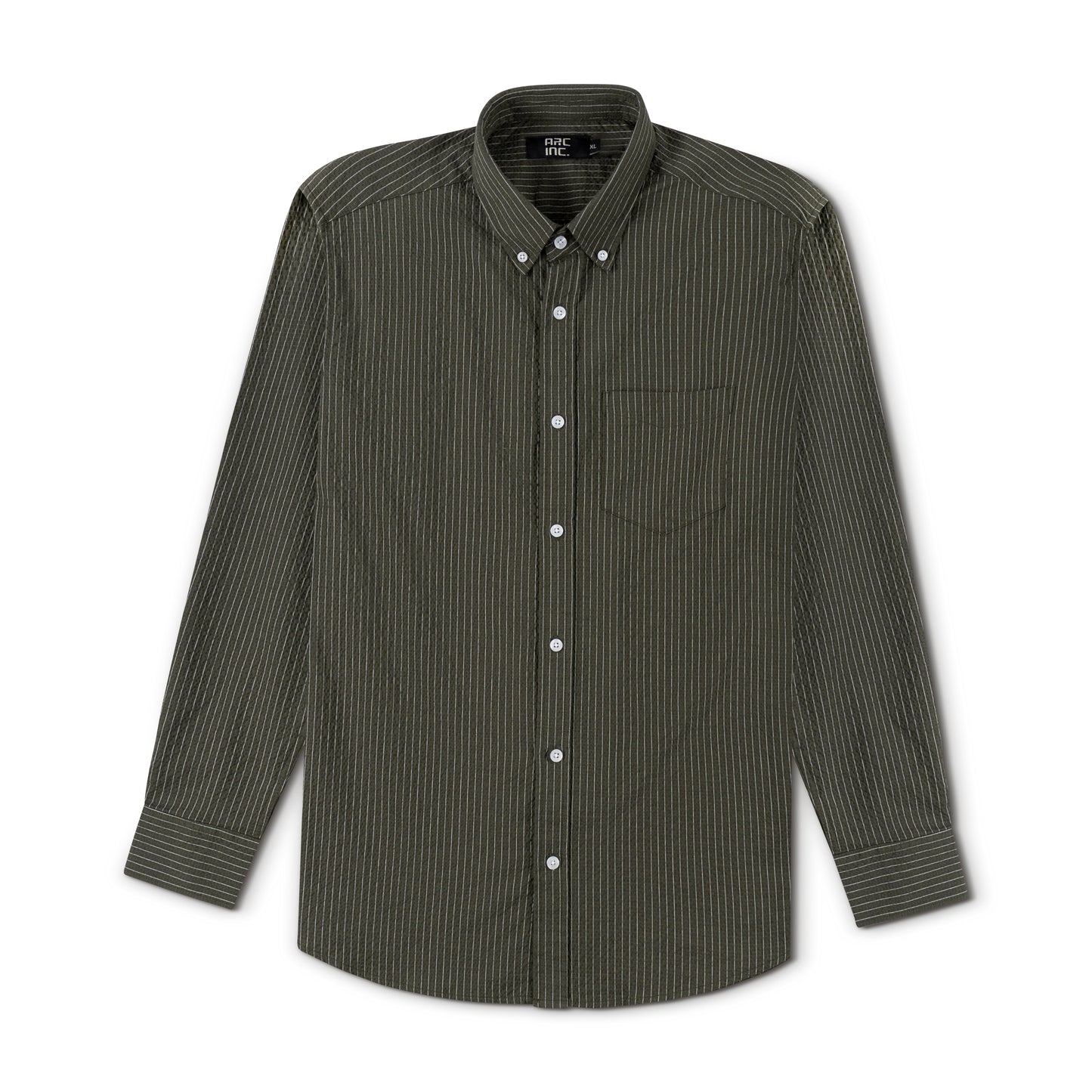 Pointed Collar Full Sleeve Seersucker Shirt ACS-29