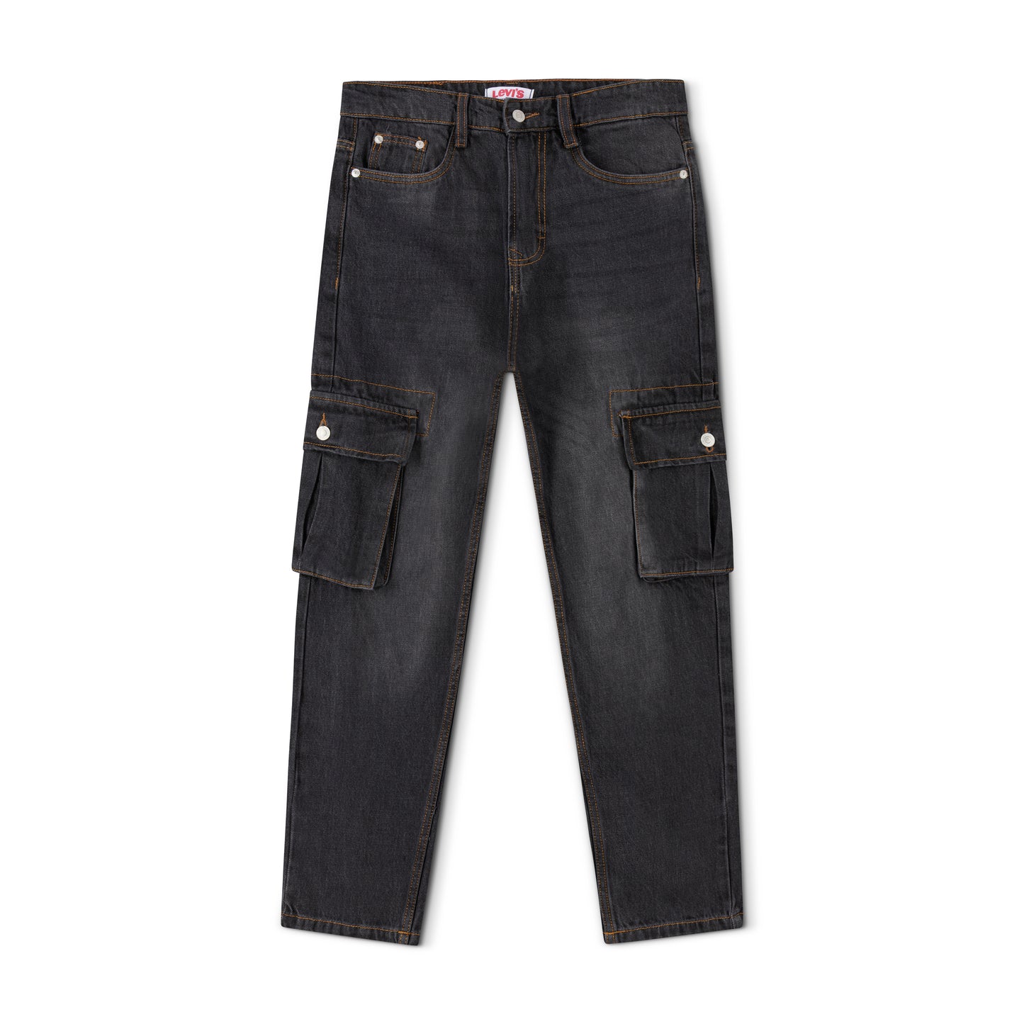 6 Pocket Cargo Baggy Fit Straight Cut Denim Pant CP-12