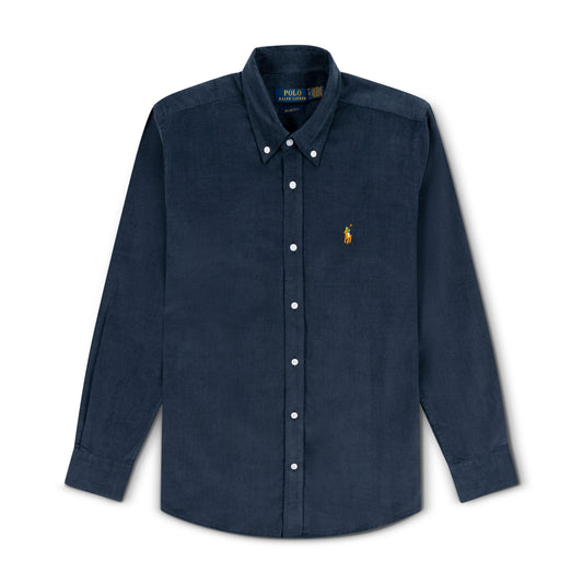 Midnight Navy Corduroy Shirt CS-17