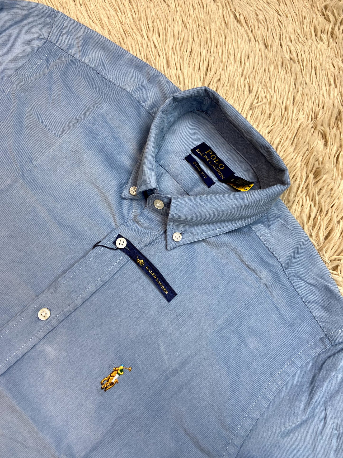 Corduroy Shirt Baby Blue