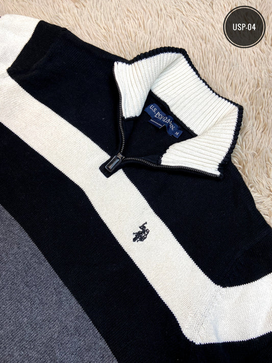 Quarter Zip Woolen Sweater USP-04