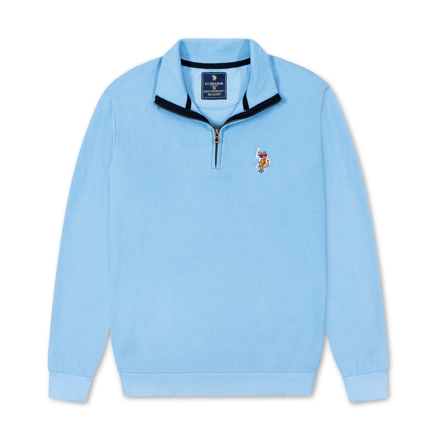 কোয়ার্টার জিপ পুলওভার সোয়েটশার্ট ইউএসপি পিঙ্ক