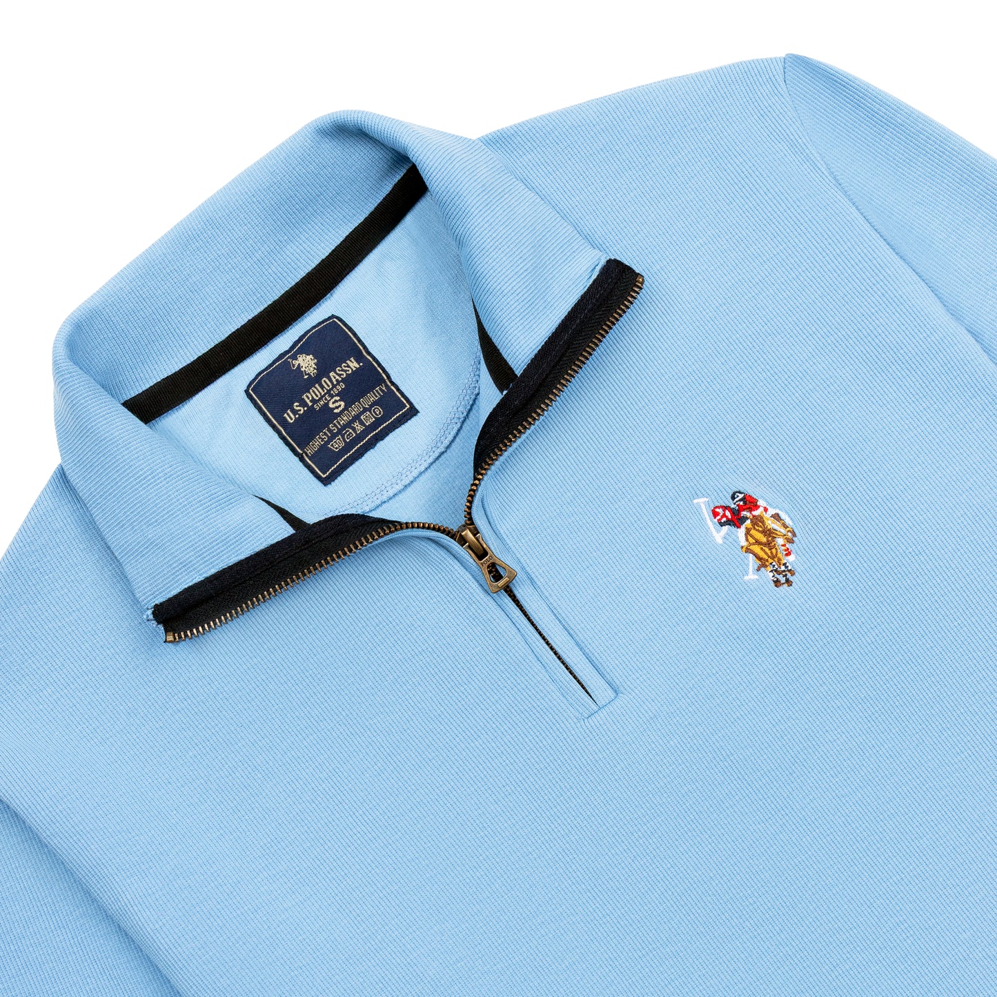 কোয়ার্টার জিপ পুলওভার সোয়েটশার্ট ইউএসপি পিঙ্ক