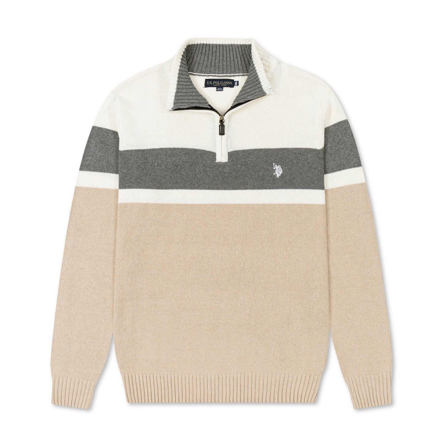 কোয়ার্টার জিপ পুলওভার সোয়েটশার্ট ইউএসপি পিঙ্ক