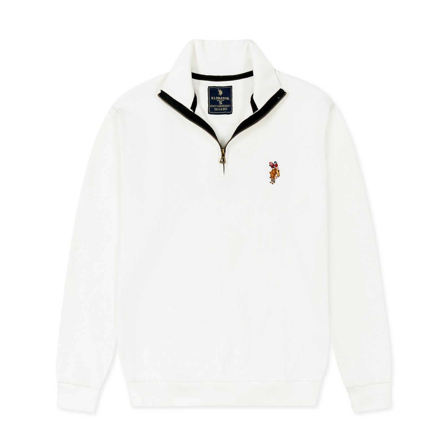 কোয়ার্টার জিপ পুলওভার সোয়েটশার্ট ইউএসপি পিঙ্ক