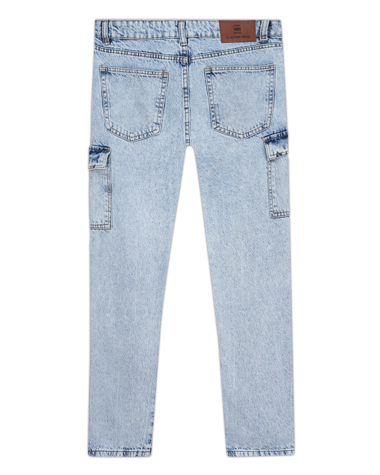 6 Pocket Cargo Baggy Fit Straight Cut Denim Pant CP-01