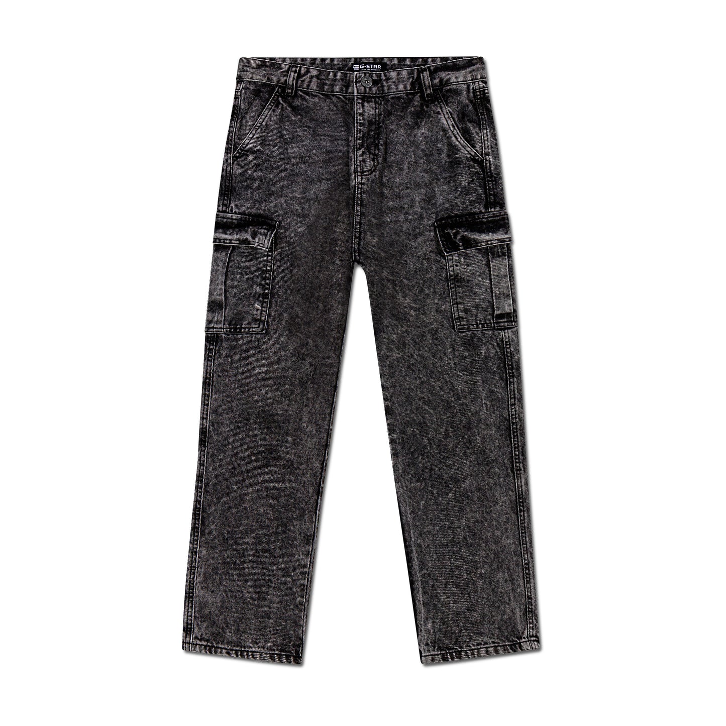 6 Pocket Cargo Baggy Fit Straight Cut Denim Pant CP-02