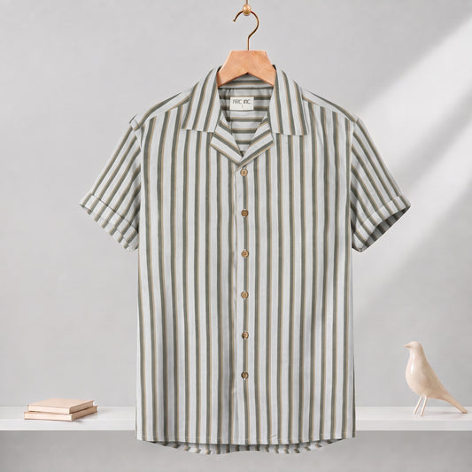 Cuban Half Shirt AHS-11