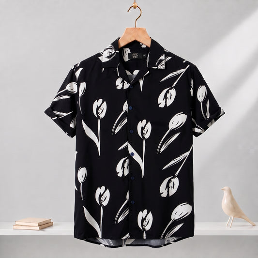 Cuban Half Shirt AHS-35