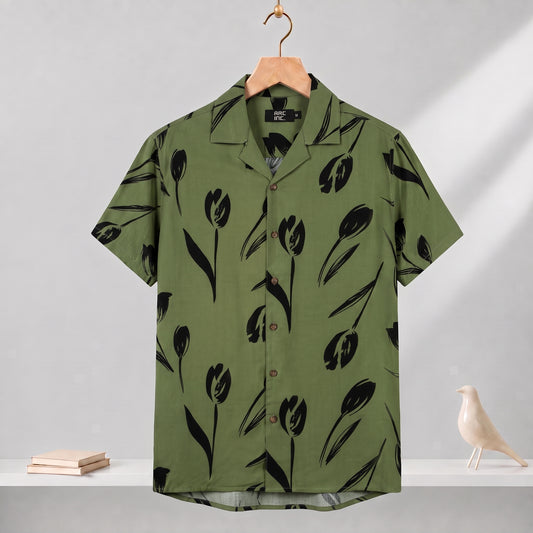 Cuban Half Shirt AHS-37