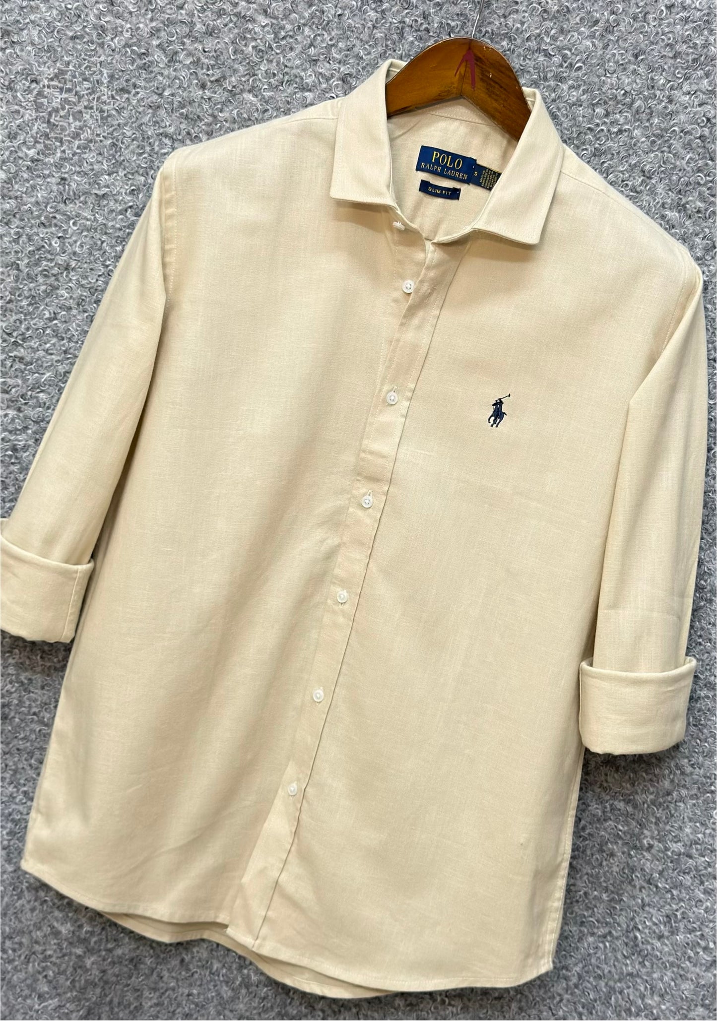 Linen Casual Shirt Butter Cream RLCS-59