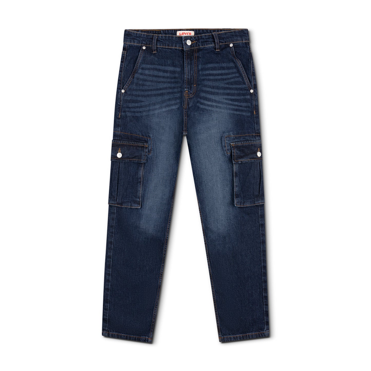 6 Pocket Cargo Baggy Fit Straight Cut Denim Pant CP-11