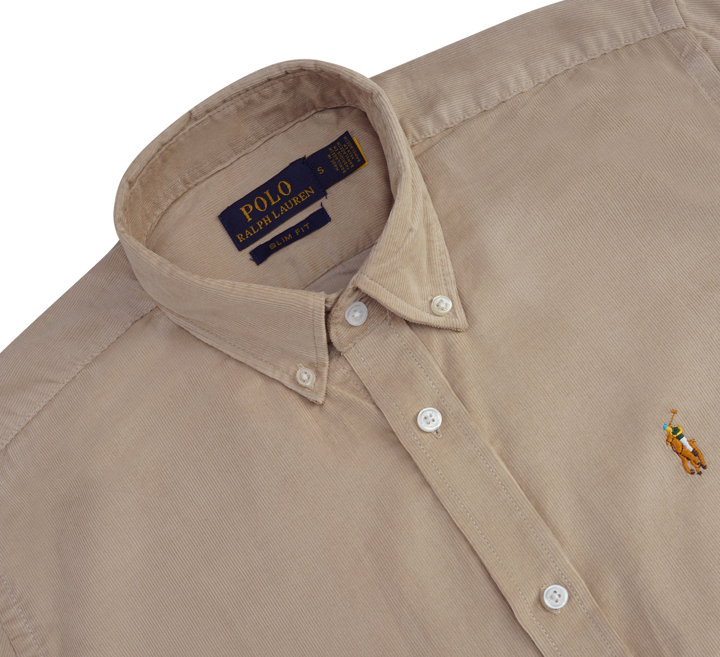 Corduroy Shirt Cream Beige CS-03