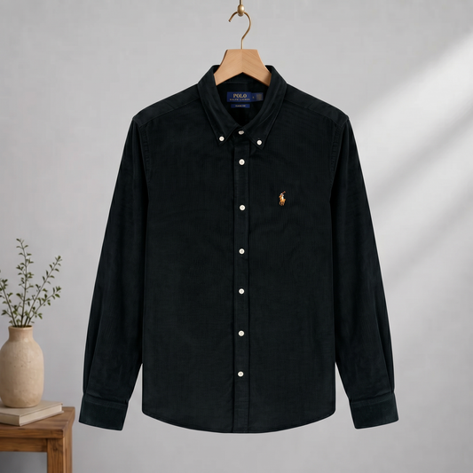 Black Corduroy Shirt CS-13