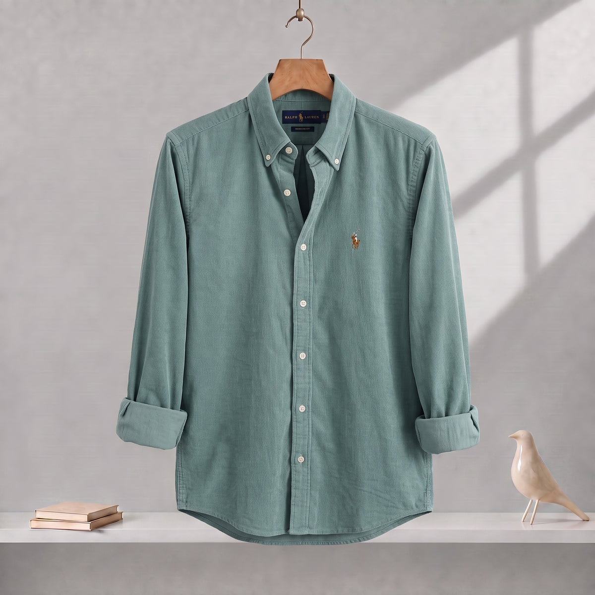 Sage Green Corduroy Shirt CS-34