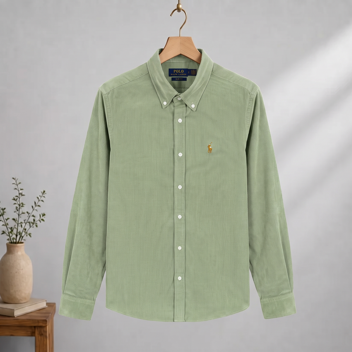 Pistachio Corduroy Shirt CS-36