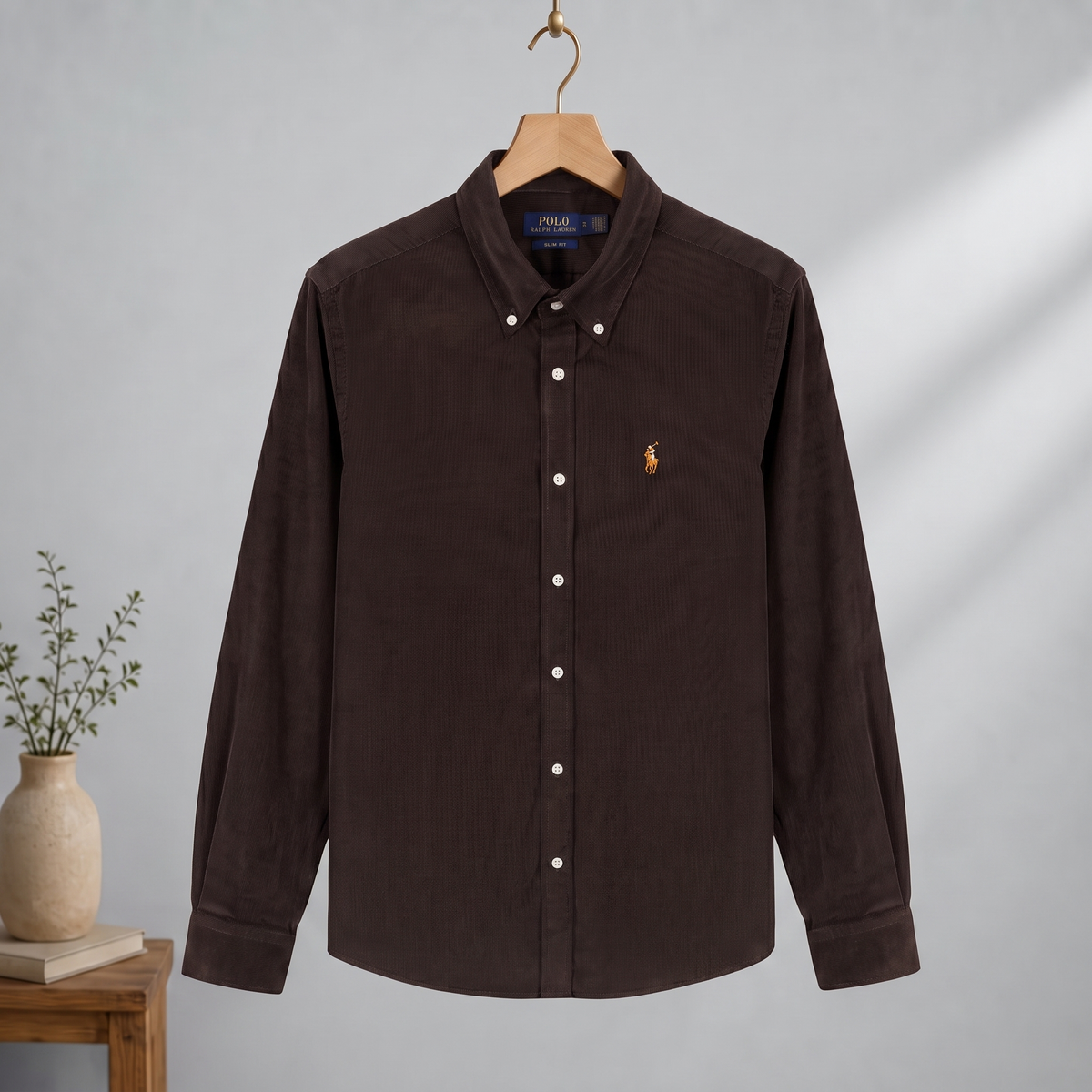 Dark Chocolate Corduroy Shirt CS-37
