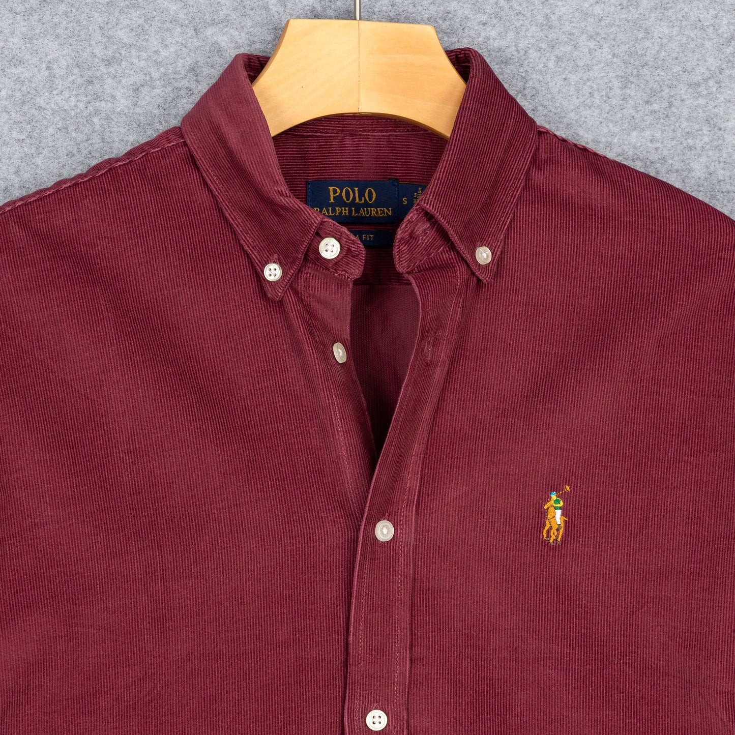 Burgundy Corduroy Shirt CS-38