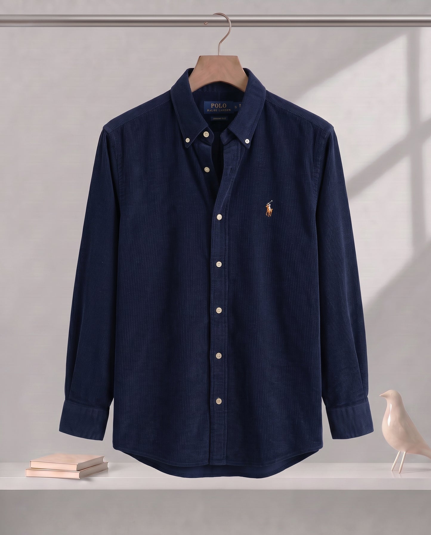 Deep Blue Corduroy Shirt CS-45