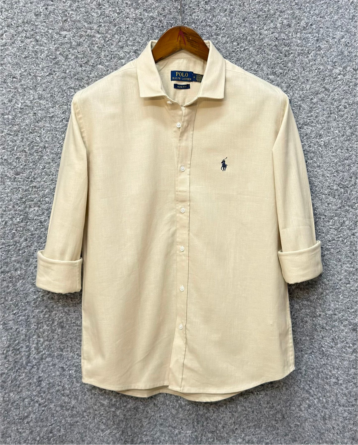 Linen Casual Shirt Butter Cream RLCS-59