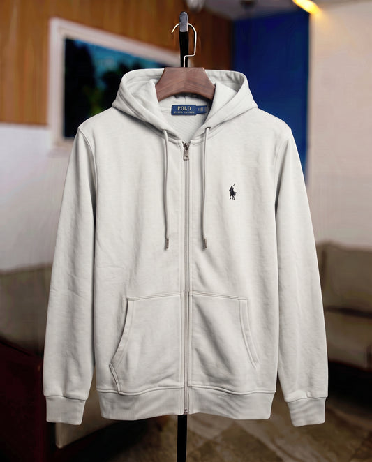 Full Zipper Hoodie Off White FZH-14