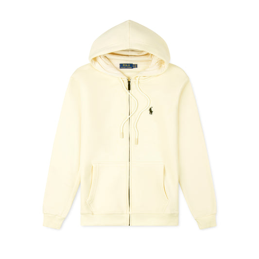 Full Zipper Hoodie Cream FZH-07