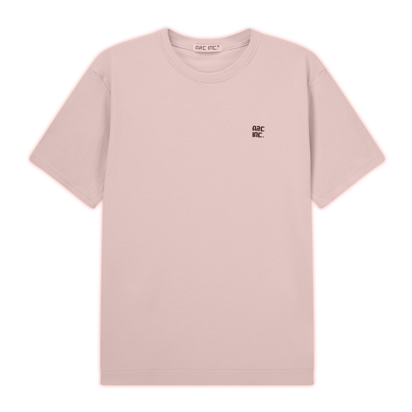 Knitted Ribbed T-Shirt Dusty Pink RTS-05