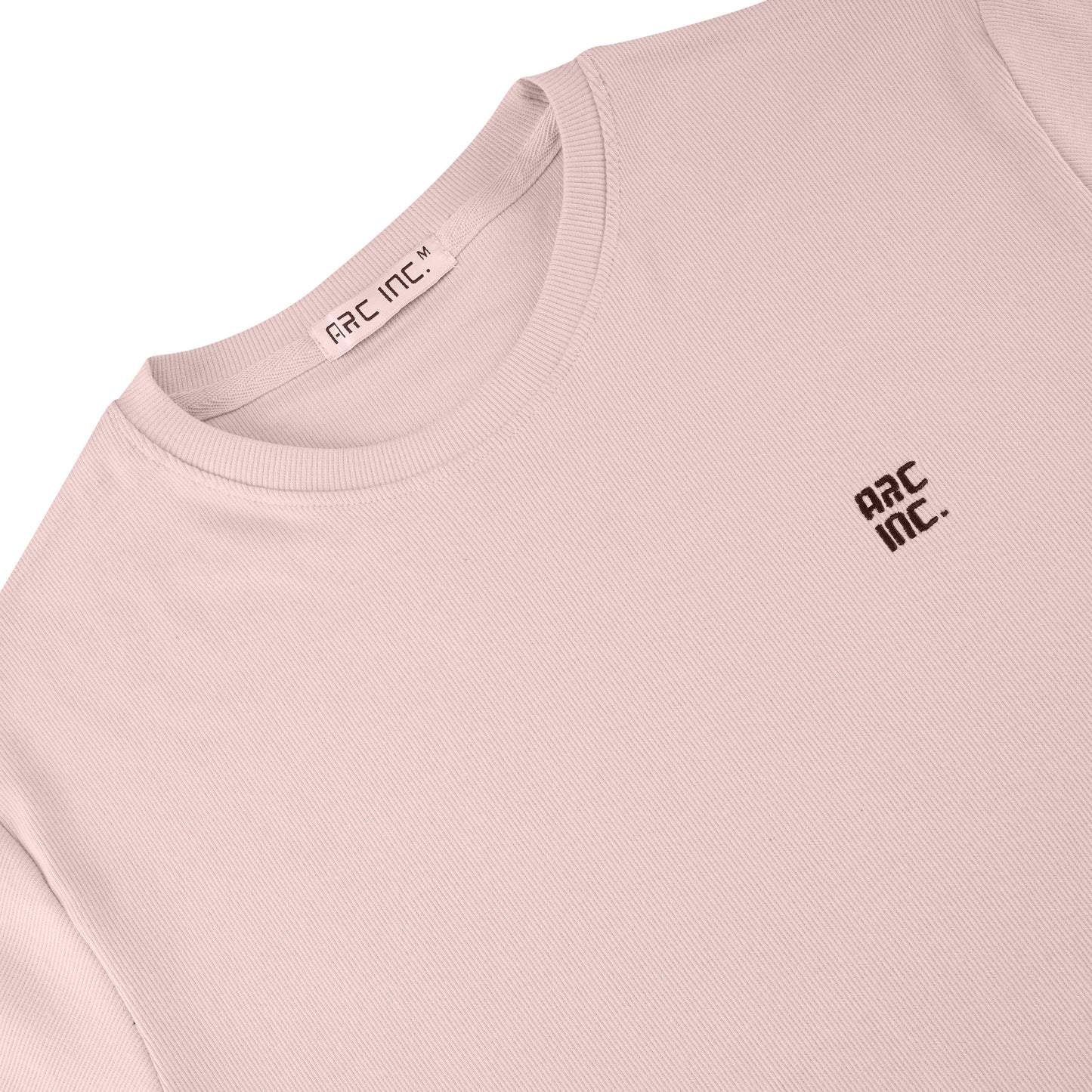 Knitted Ribbed T-Shirt Dusty Pink RTS-05