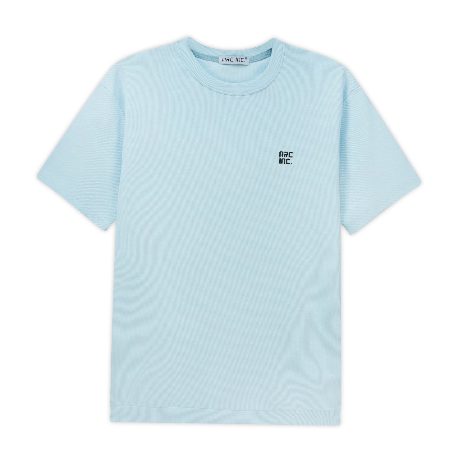 Knitted Ribbed T-Shirt Pastel Blue RTS-08