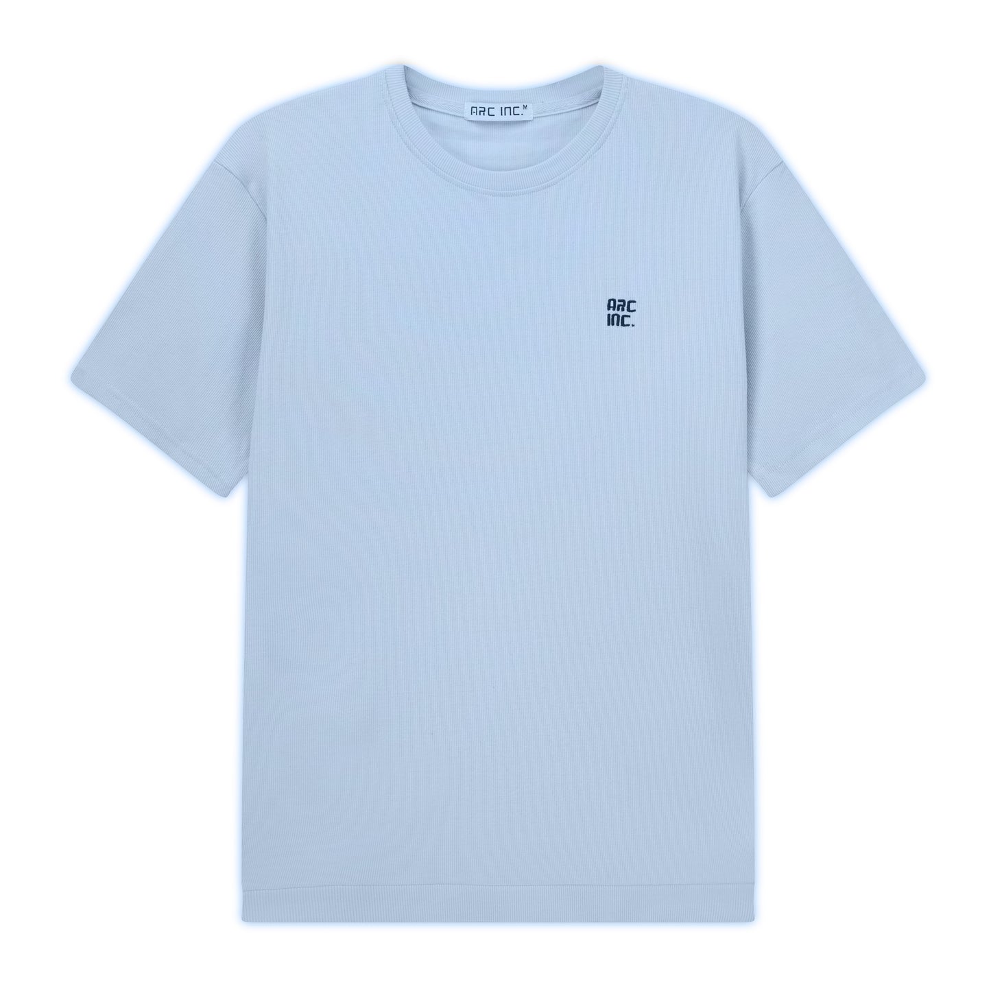 Knitted Ribbed T-Shirt Sky Blue RTS-06