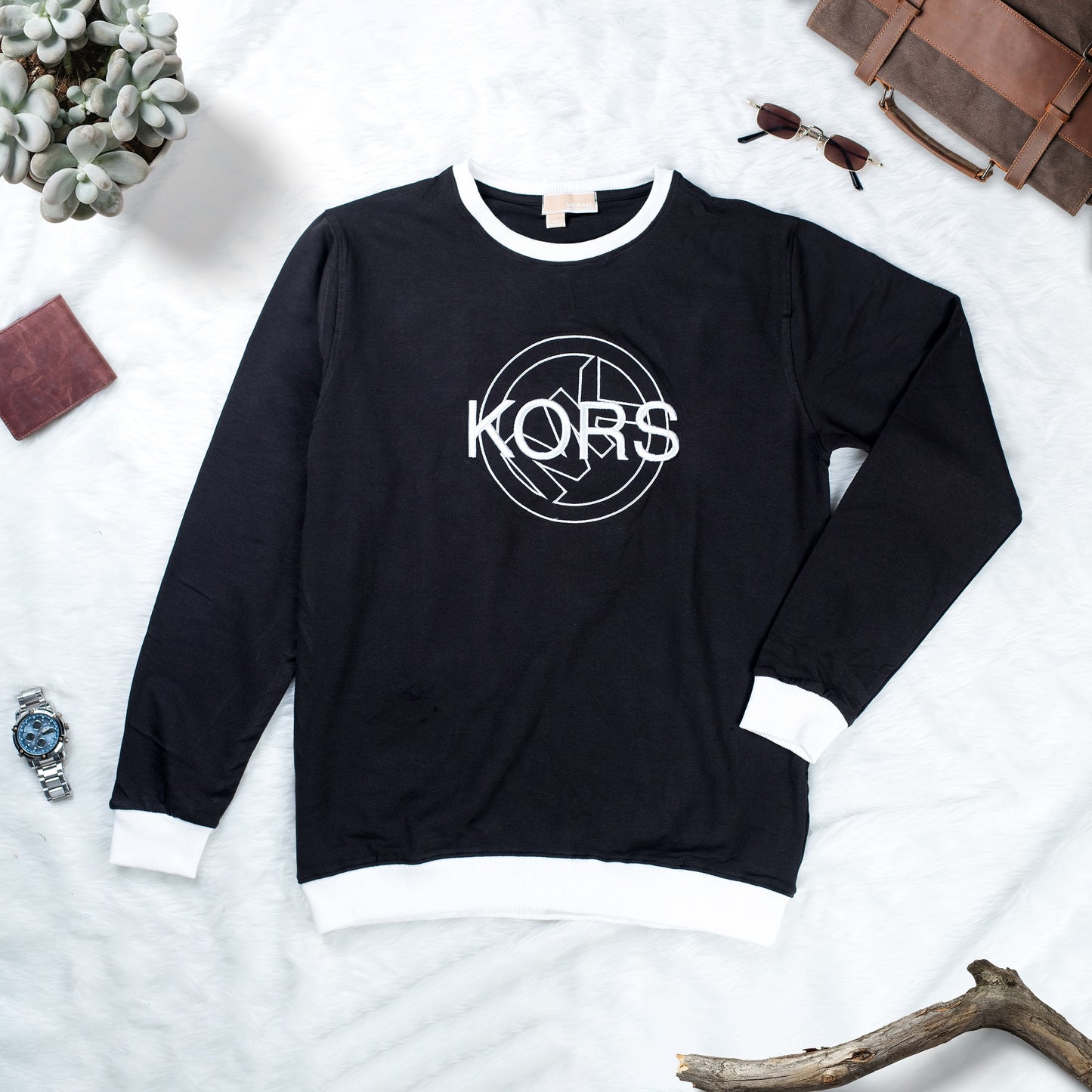 MKS Black Crewneck Sweatshirt