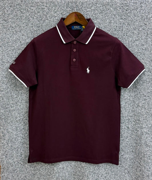 Polo T-Shirt Maroon PTS-54