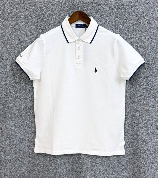 Polo T-Shirt White PTS-56