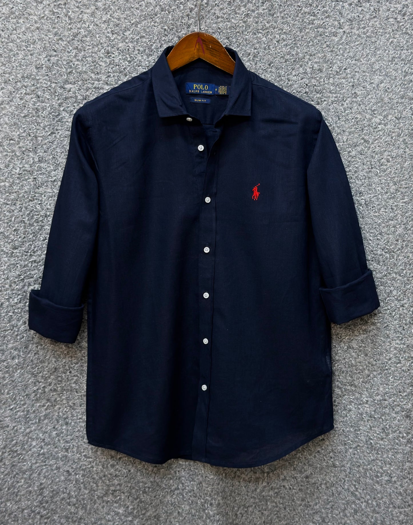 Linen Casual Shirt Midnight Navy RLCS-63