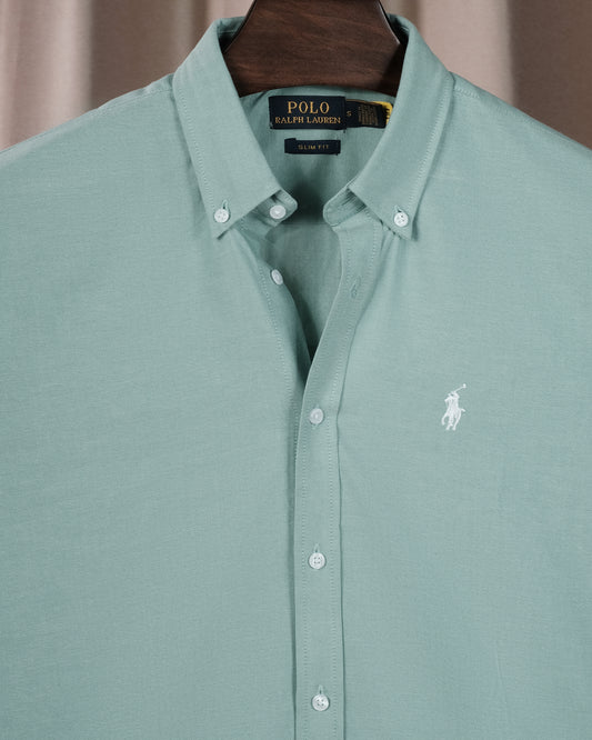 Solid Oxford Shirt Mint Green RLCS-83