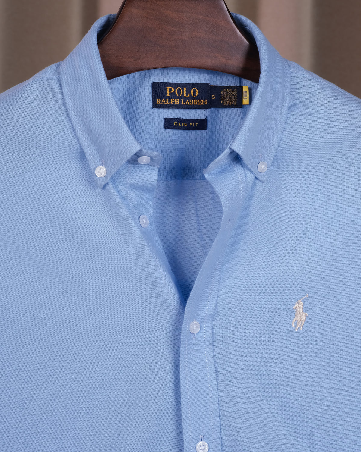 Solid Linen Shirt Light Blue RLCS-85