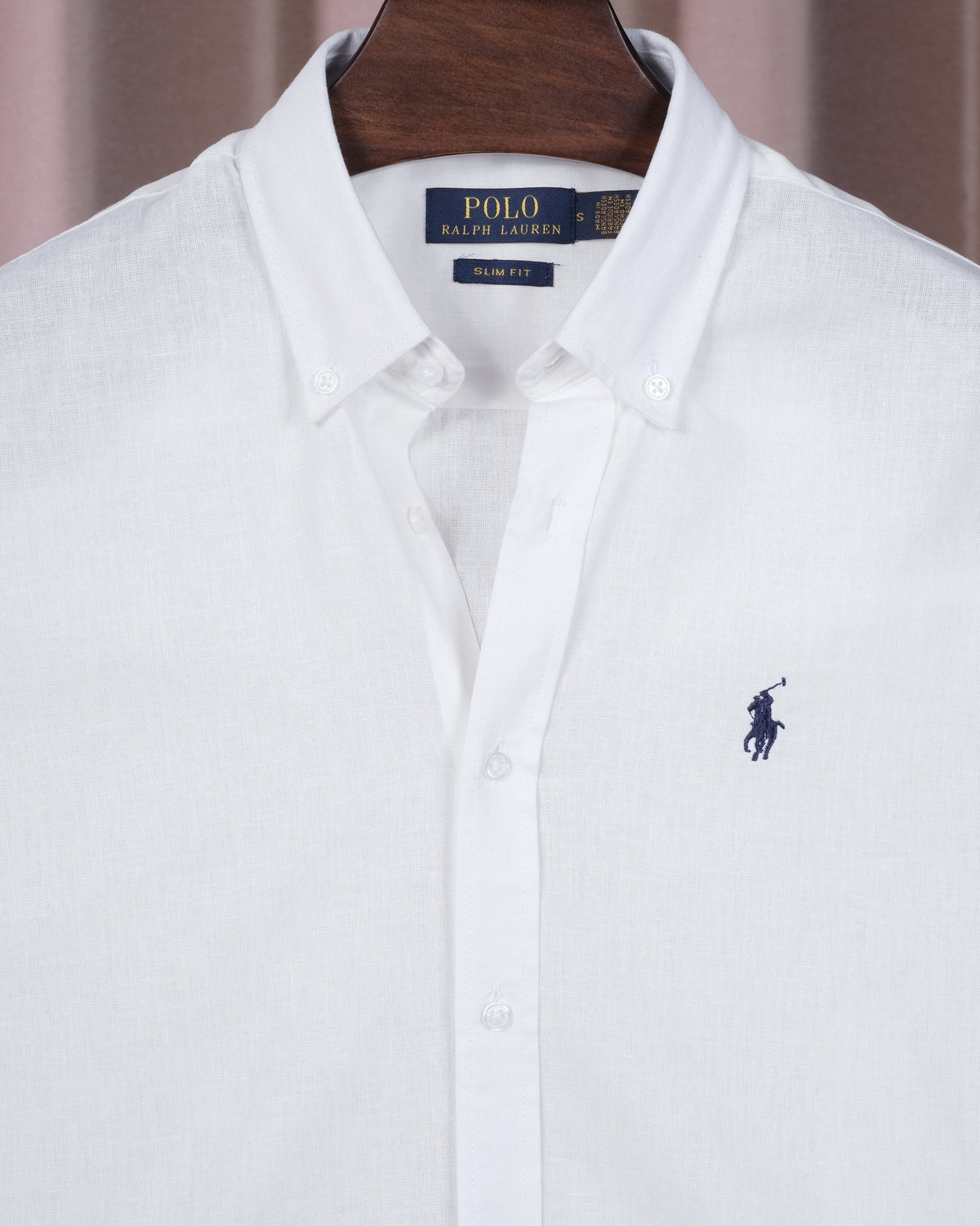 Solid Linen Shirt White RLCS-87