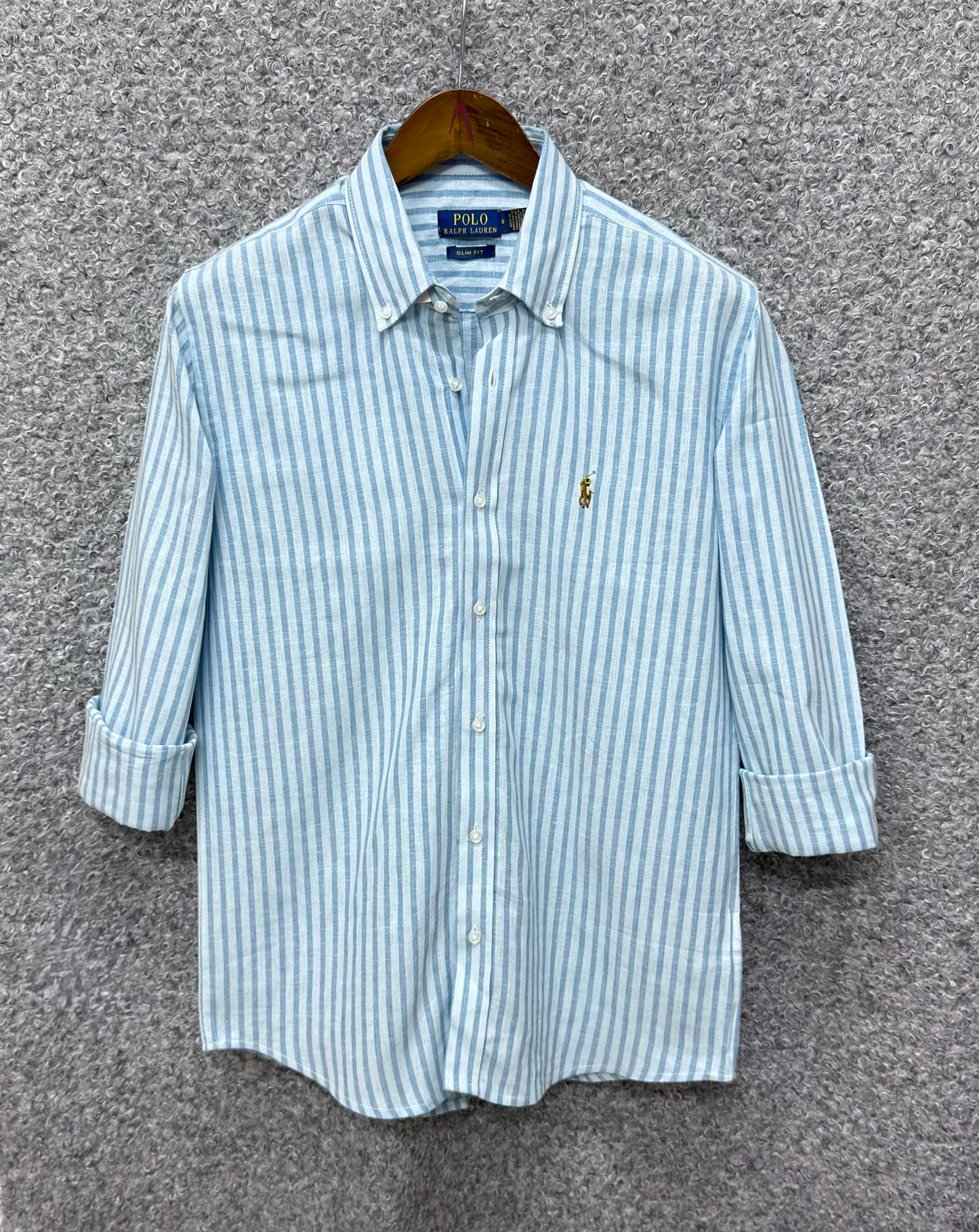 Striped Linen Semi Formal Shirt RLFS-48