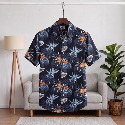 Hawaiian Half Shirt VHS-37
